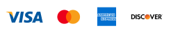 Visa, Mastercard, Amex, Discovery Credit Cards